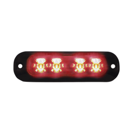 Luz Perimetral , 4 LEDs Ultra Brillantes, color Rojo