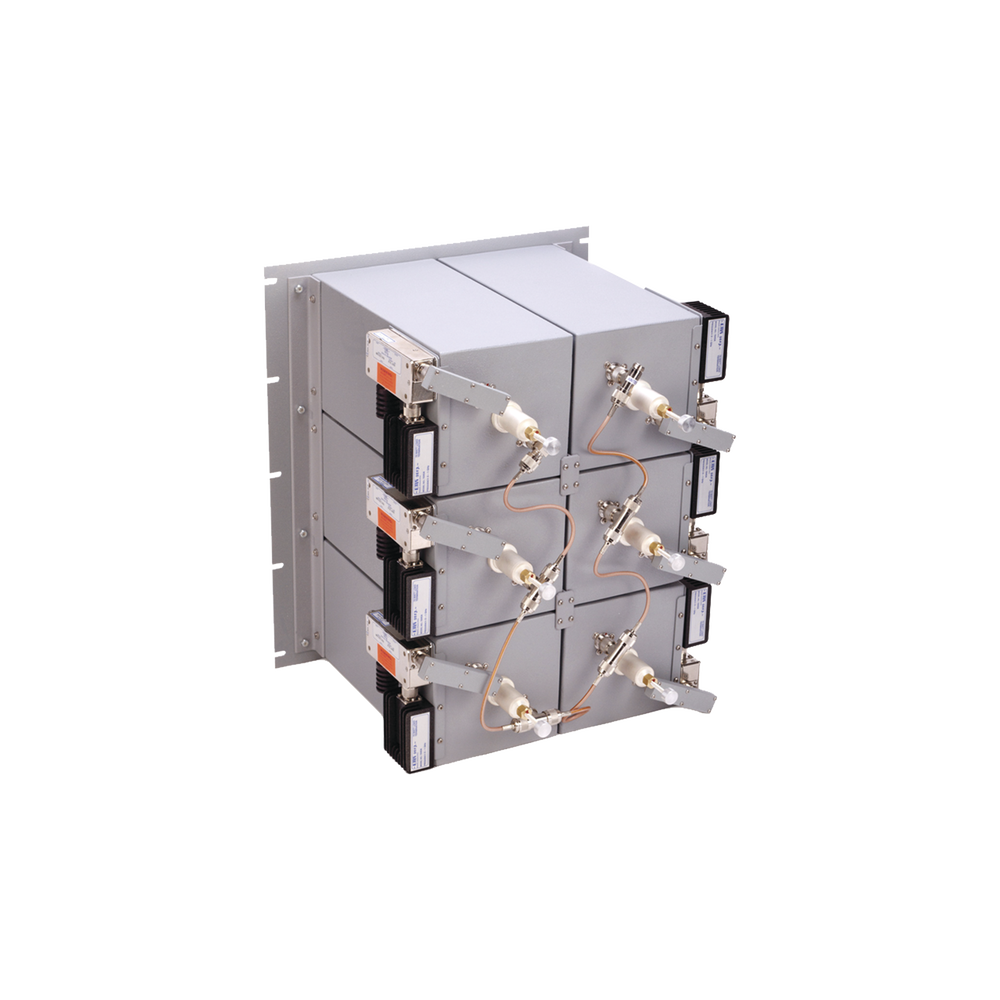Combinador para 300-650 MHz, 6 Canales, 50 Watt, Conector N Hembra, Circulador Sencillo.