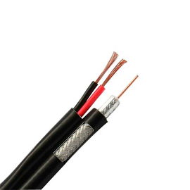 RG59 1000 ft Coaxial Cable Reel, 95% Copper and 2 Conductors, 18 AWG Power Cord (for CCTV Applications) RG59 1000 ft Coaxial Cable Reel, 95% Copper and 2 Conductors, 18 AWG Power Cord (for CCTV Applications)