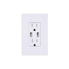 TOMACORRIENTE CON USB DUPLEX 15A