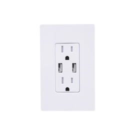 TOMACORRIENTE 15 AMP CONECTOR USB