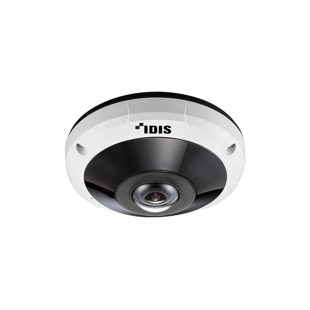 IP Fisheye 5MP |  Micro SD | Two-Way Audio | Alarm I/O | PoE 802.3AF | IR LED 20 M | WDR | Day/Night (ICR) | IK10/IP67 | NDAA Compliance