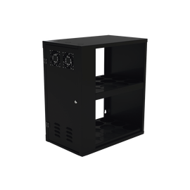 Gabinete de Pared con Alimentación para 24 Cargadores individuales.