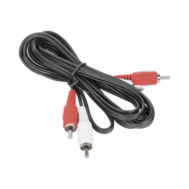 Cable RCA macho a macho de 2 metros de longitud, para aplicaciones de audio y video optimizado para HD