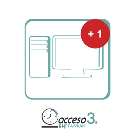 Expansión (Activacion adicional) para Software de Tiempo & Asistencia compatible con SISTEMAS DE NOMINA / Acceso3 - TITANIUM