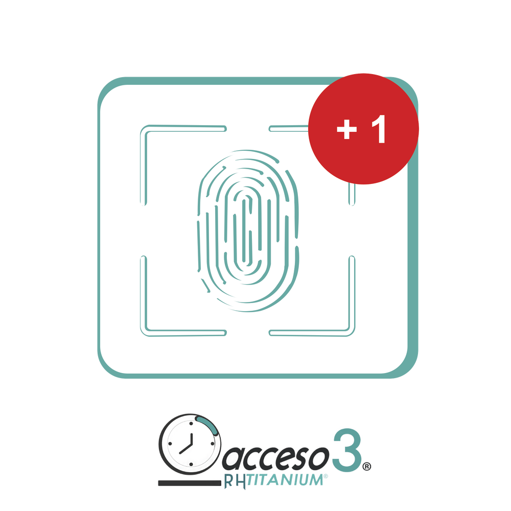 Expansión (Checador adicional) para Software de Tiempo & Asistencia compatible con SISTEMAS DE NOMINA / Acceso3 - TITANIUM