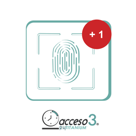 Expansión (Checador adicional) para Software de Tiempo & Asistencia compatible con SISTEMAS DE NOMINA / Acceso3 - TITANIUM