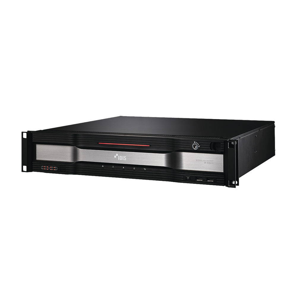 NVR 4K  UHD DirectIP 8300 Series 64 Channels (H265)Full HD,  Built in 2 ports with Optic Fiber | 2 Hard disc Included of 2TB