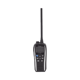5W Floating Marine VHF Handheld in Pearl White, Rx: 156.050-163.275MHz Tx: 156.025-157.425MHz, 550mW Audio Output, IPX7 Submersible, 1500mAh Battery,  Includes Battery, Charger, Antenna and Clip Belt Included