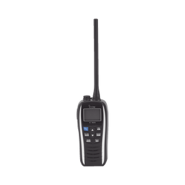 5W Floating Marine VHF Handheld in Pearl White, Rx: 156.050-163.275MHz Tx: 156.025-157.425MHz, 550mW Audio Output, IPX7 Submersible, 1500mAh Battery,  Includes Battery, Charger, Antenna and Clip Belt Included