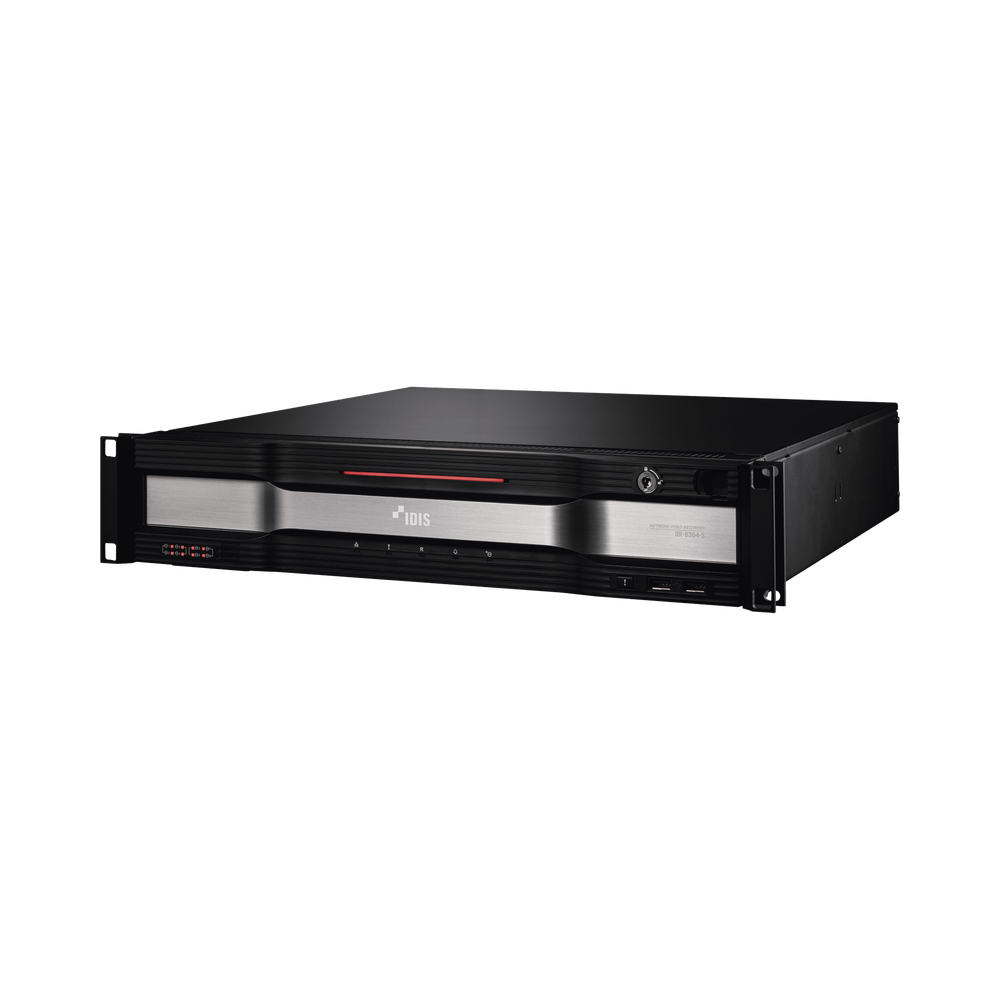NVR 4K  UHD DirectIP 8300 Series 64 Channels (H265)Full HD,  Built in 2 ports with Optic Fiber | 2 Hard disc Included of 2TB