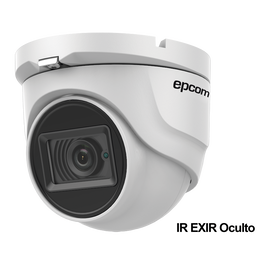 Eyeball TURBOHD 4K (8Megapixeles) / Gran Angular 102º / Lente 2.8 mm / Exterior IP67/ IR EXIR 30 mts / dWDR / TVI-AHD-CVI-CVBS
