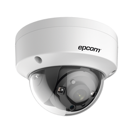 Domo TURBOHD 4K (8Megapixel) / Gran Angular 102º / Lente 2.8 mm / Exterior IP67 / IK10 / IR EXIR 30 metros / TVI-AHD-CVI-CVBS / dWDR