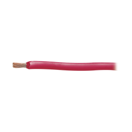 8 AWG red color wire, soft copper conductor or wiring. PVC insulation, flame retardant.