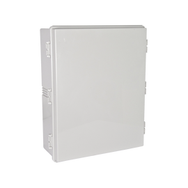 Gabinete de Poliester NEMA 4x Color Gris Uso Exterior/Interior (300 x 400 x 160 mm), Incluye Panel.