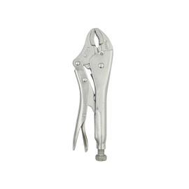 Pinza Perra Ajustable de Presión de 10”. Quijada Curva con Corta Alambre. Acero CR-V