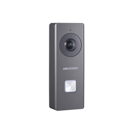 Videoportero WIFI 1080p / Compatible con Hik-Connect para Monitoreo a Través de APP / Protección IP54 / 5 mts IR / Visión 180º / Audio de Dos Vías