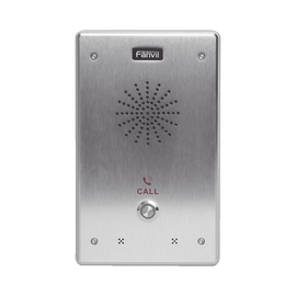 Intercomunicador IP, 2 líneas SIP, 2 relevadores con botón para llamada, anti-vandálico, IP65 e IK10, PoE