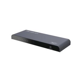 Switch distribuidor HDMI ( 5 entradas HDMI a 1 salida HDMI ); 4 K @ 60 Hz. Cambio manual o por control remoto