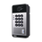 Portero IP con 2 líneas SIP, relevador integrado, teclado numérico y lectora de tarjetas RFID para control de acceso, PoE