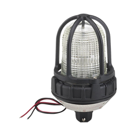 Luz de advertencia LED para ubicaciónes peligrosas, montaje tipo tubo, 24 VCD, LED color Claro