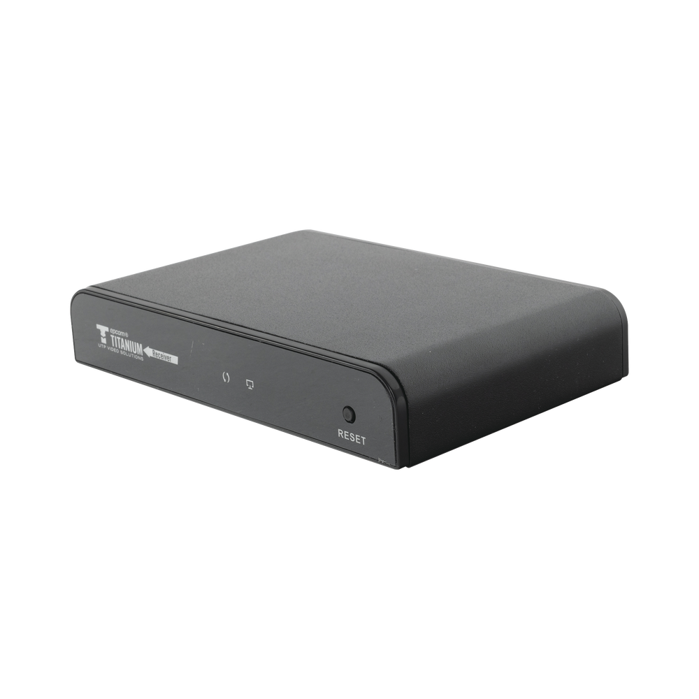 Receptor para uso en Kit TT383PRO hasta 120 metros, Cat 5e/6, control IR, 1080 p@50/60 Hz. con protocolo HDbitT