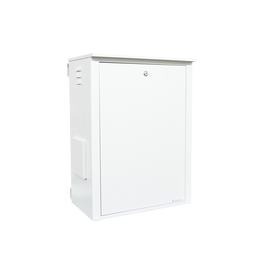 Gabinete Metálico de Seguridad para 2 Baterías y/o Equipo Similar con Montaje en Poste.
