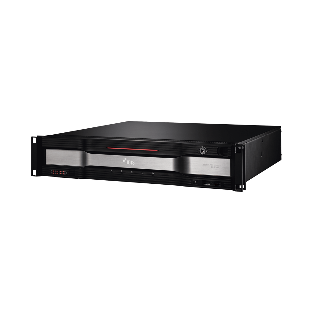 NVR 4K | 64 Channels | Redundant Source | Includes 2 HDD of 2TB | Supports RAID | Storage Up to 240TB | Audio Input and Output | Alarm Input and Output