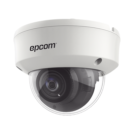 Domo TURBOHD 1080p / Lente Mot. 2.7 mm a 13.5 mm / 70 mts IR EXIR / Ultra Baja Iluminación / METAL / WDR 120 dB / 4 Tecnologías / Exterior IP66 / IK10