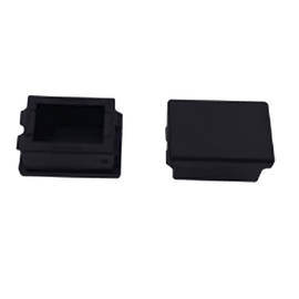 Inserto ciego para placas acopladoras LP-FO-D06 y LP-FO-D12, color negro, Bolsa con 100 pcs