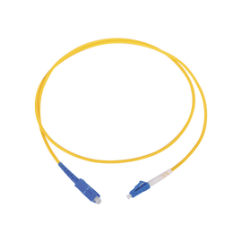Jumper de Fibra Óptica Monomodo LC/SC Simplex de 1 metro