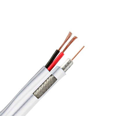 1000 ft Reel, Coaxial Cable Type Siamese RG59 + 2 wires AWG 18 to Power Supply CCTV Applications 1000 ft Reel, Coaxial Cable Type Siamese RG59 + 2 wires AWG 18 to Power Supply CCTV Applications