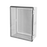 Gabinetes NEMA, cuerpo gris, cubierta transparente (350 x 450 x 200 mm), para interior y exterior, incluye panel