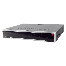 4K Technology, NVR 16 IP Channels with H.265 Video Compression and Built-in Switch PoE of 16 Port