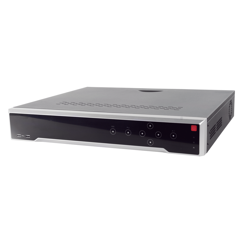 4K Technology, NVR 16 IP Channels with H.265 Video Compression and Built-in Switch PoE of 16 Port