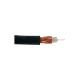 ( Precio x metro ) Cable Coaxial RG-59/U, 75 Ohm, Núcleo de Acero Revestido-Cobre, Blindaje en Malla Cobre-Trenzado, Aislante-Polietileno, Forro de PVC.​ ( Hasta agotar existencias )