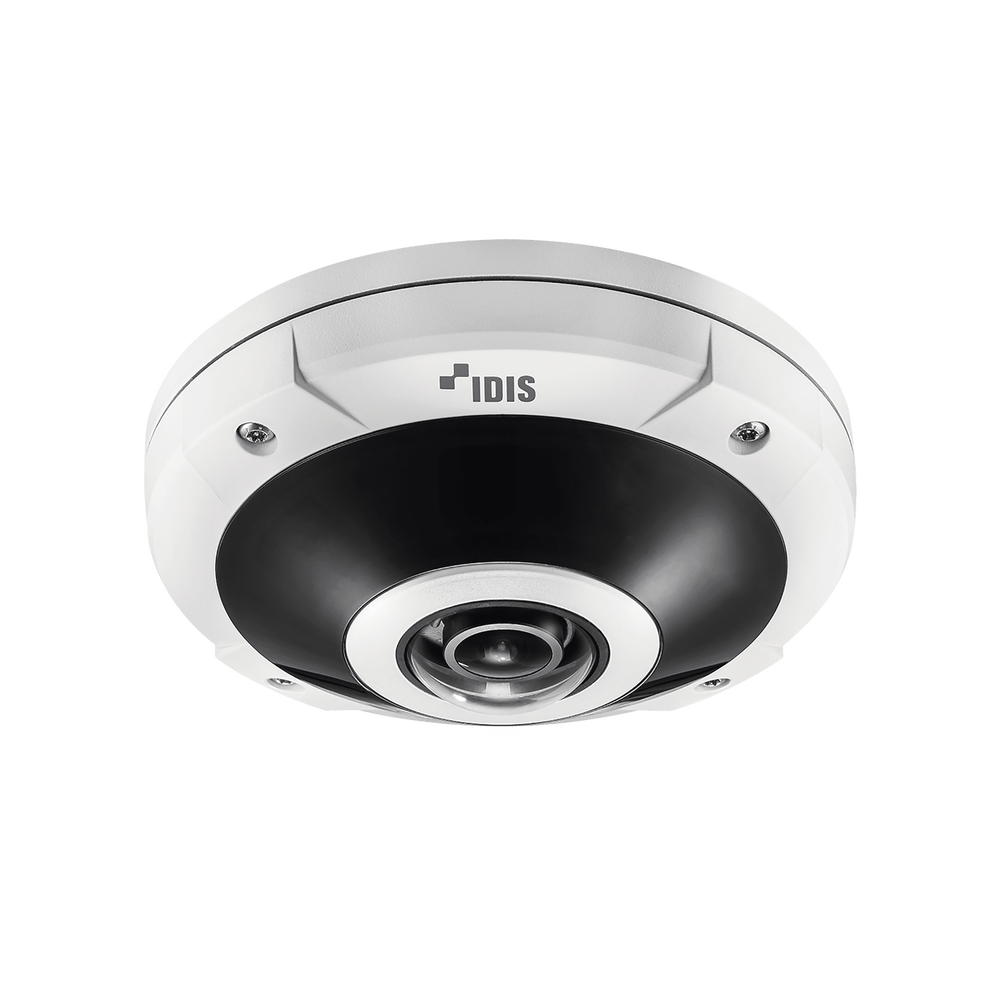 12MP Fisheye Camera | Exterior | 180/360 Degrees |  DEWARPING in Real Time, Live, Playback, Exported Video