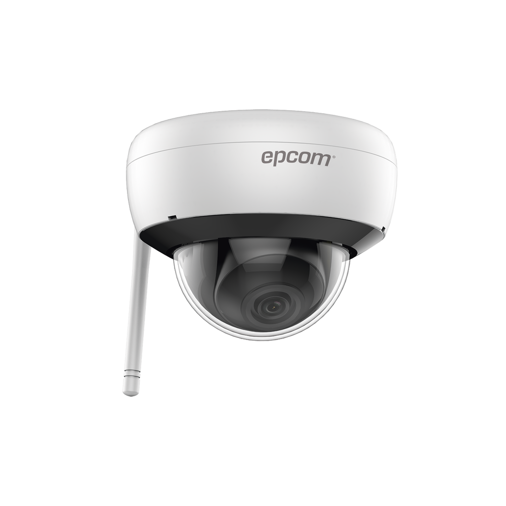 CAMARA IP DOME EPCOM XD21WF IP WIFI 2MP L2.8mm 98FT IR EXIR MICROSD H.265+ MICROFONO IP66