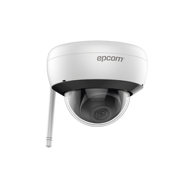 CAMARA IP DOME EPCOM XD21WF IP WIFI 2MP L2.8mm 98FT IR EXIR MICROSD H.265+ MICROFONO IP66