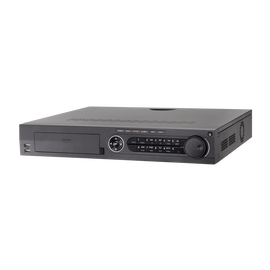 DVR 8 Megapixel / 32 Channels TURBO + 16 IP Channels / 4 Hard Drive Slots / 4 audio In / Alarm I/O / Video analytics