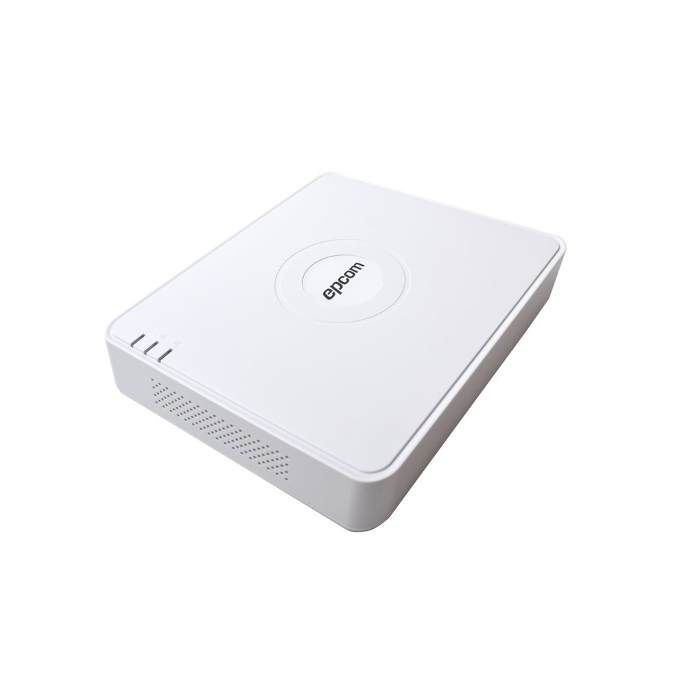 NVR EPCOM XR18E/4P 8CH 60MBPS 8POE NETWORK VIDEO RECORDER