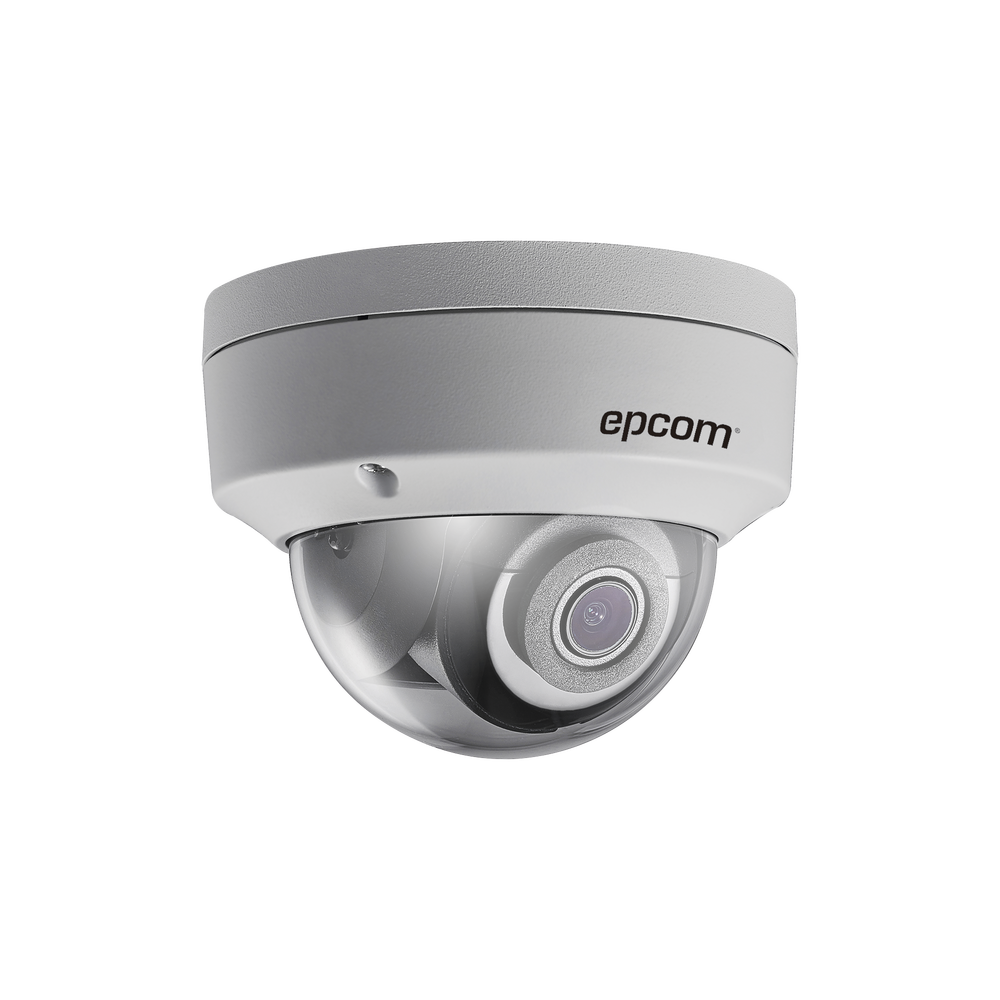 IP Dome camera 4 MP / PRO Series / 2.8 mm fixed lens / H.265+ / Ultra low light / IP67 / IK10 / Alarms and Audio