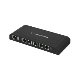 EdgeSwitch 5XP Administrable de 5 Puertos Gigabit PoE de 24 V Pasivo, con funciones avanzadas de Capa 2