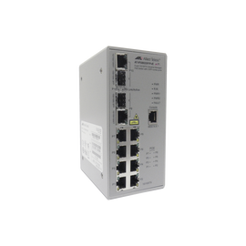 Switch Industrial PoE Administrable de 8 Puertos 10/100 Mbps + 2 Puertos SFP Combo, 120 W
