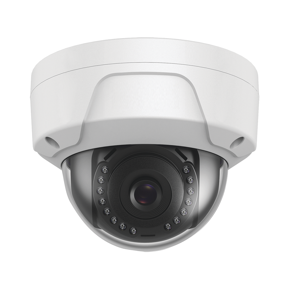 IP Dome 4 Megapixel / IR EXIR 30 mts / H.264+ / WDR 120 dB / Outdoor IP66 / Fixed Lens 2.8 mm / P2P Function / Onvif / PoE