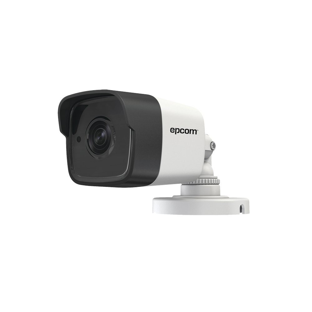 EPCOM Mini Bullet IP 3 Megapixel / IR 30 mts / dWDR / Outdood IP67 / P2P / Fixed Lens 2.8 mm / Onvif / PoE