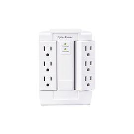 Multicontacto Con Supresor de Picos de Tecnología MOV y Filtro de Ruido EMI/RFI de 6 Tomas NEMA 5-15R de 900 Joules