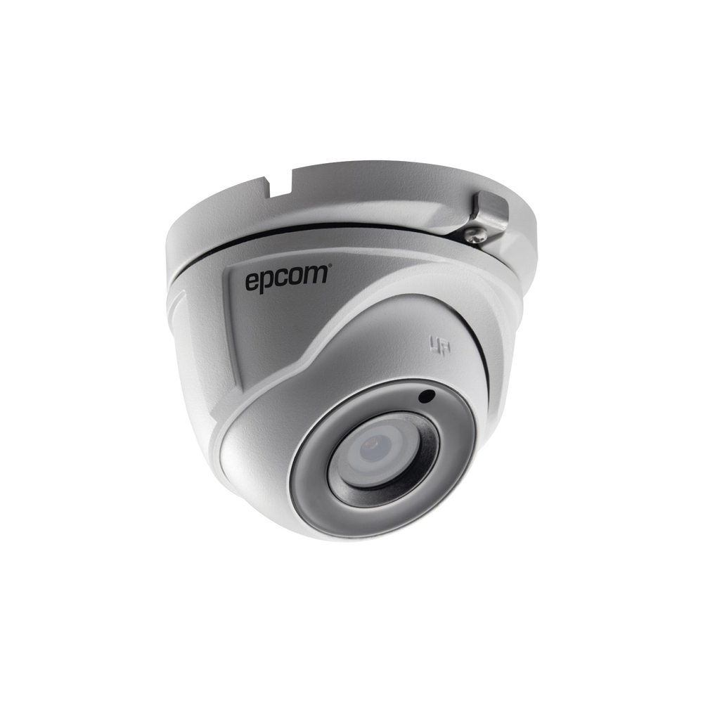 TVI Eyeball Camera 2.8mm lens 5MP / EXIR 65ft (20m) / 12VCD / IP67 / White color / Metal Housing