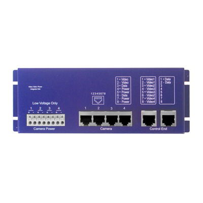 HUB Concentrator VPD (Video, Power and PTZ) 4 Channels HUB Concentrator VPD (Video, Power and PTZ) 4 Channels