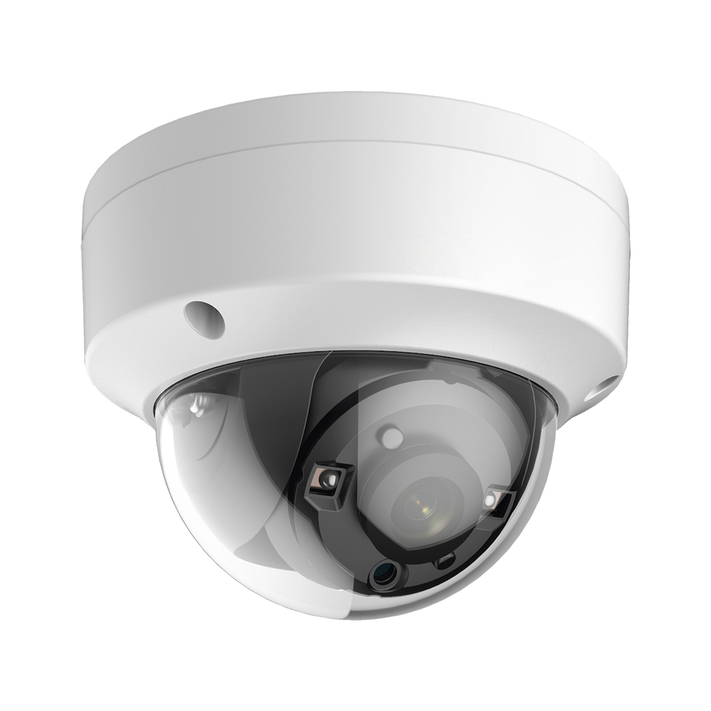 4K Dome Camera TURBOHD / 2.8 mm Lens / IR EXIR up to 30 mts / IP67 / IK10 / 12 VDC / 4 Technologies (TVI / AHD / CVI / CVBS)